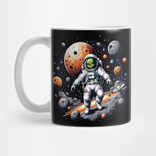 Zombie Alien in Space Mug